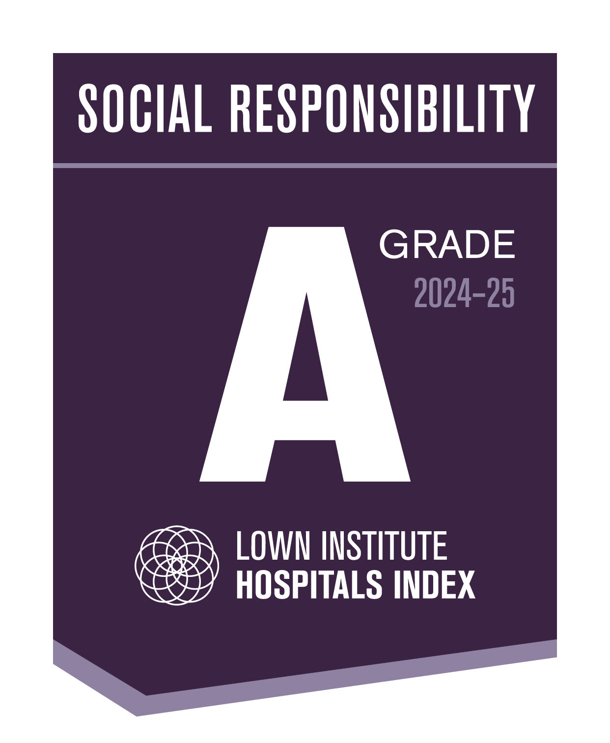 Lown Institute Hospitals Index 2024-2025 'A' Grade for Social Responsibility
