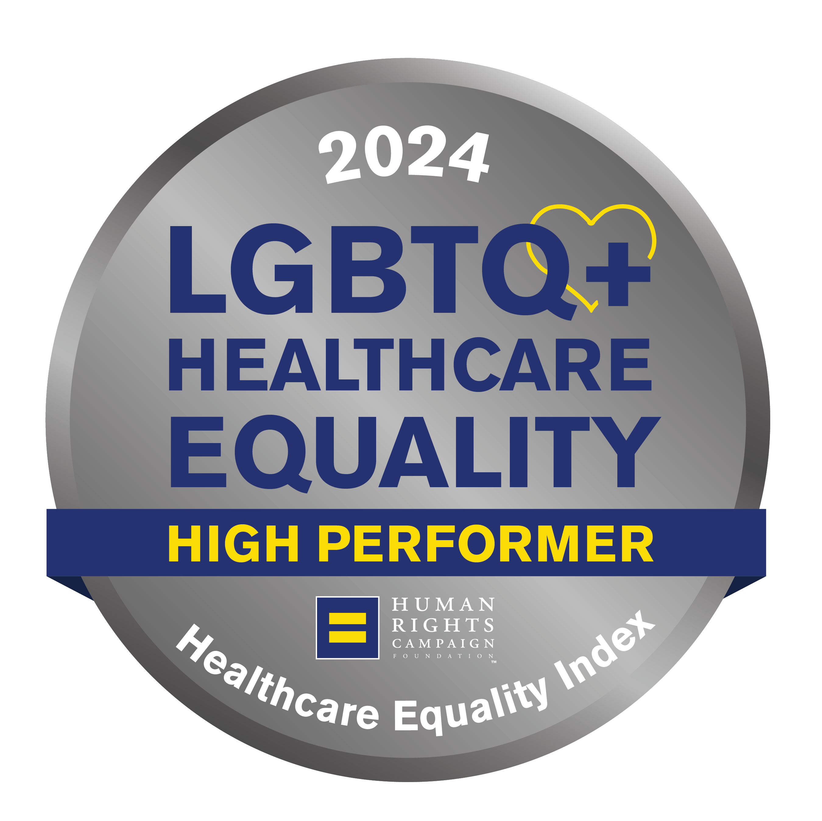 2024 HEI LGBTQ+ Healthcare Equality High Performer