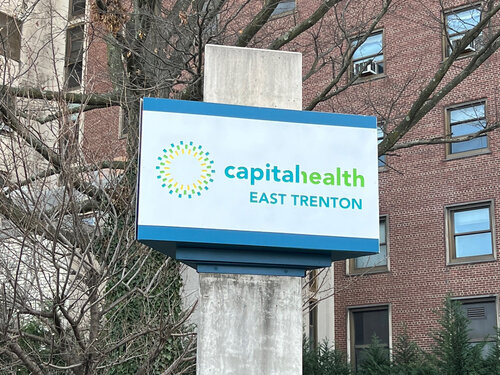 Capital Health - East Trenton sign